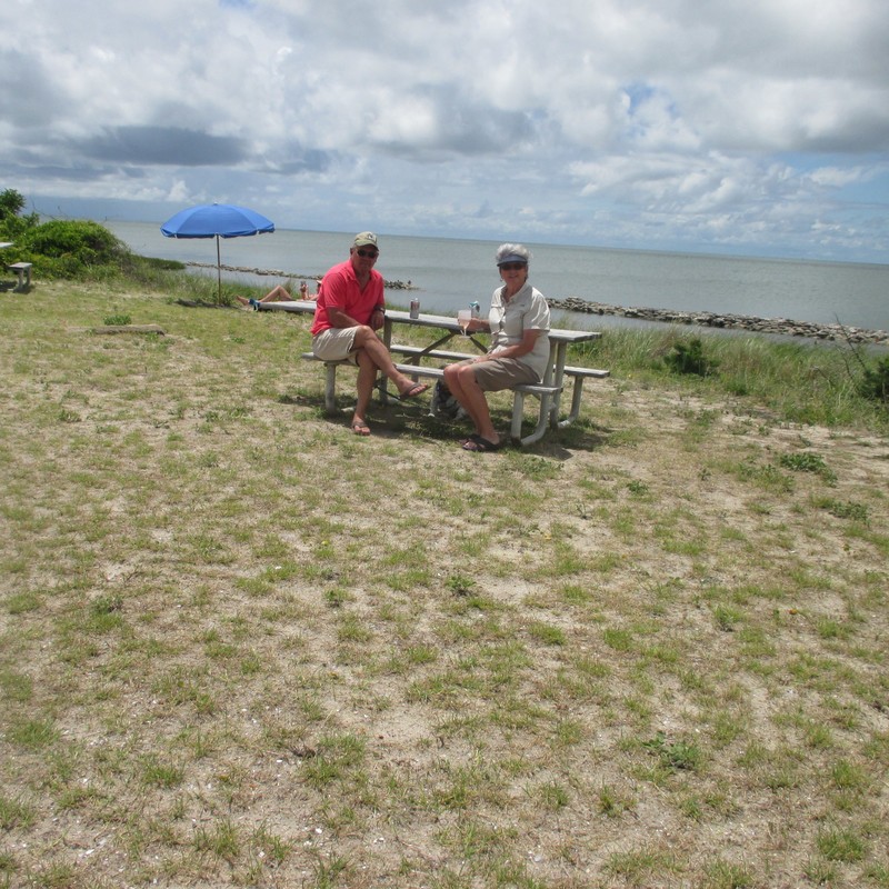 Lunch on Ocracoke Island