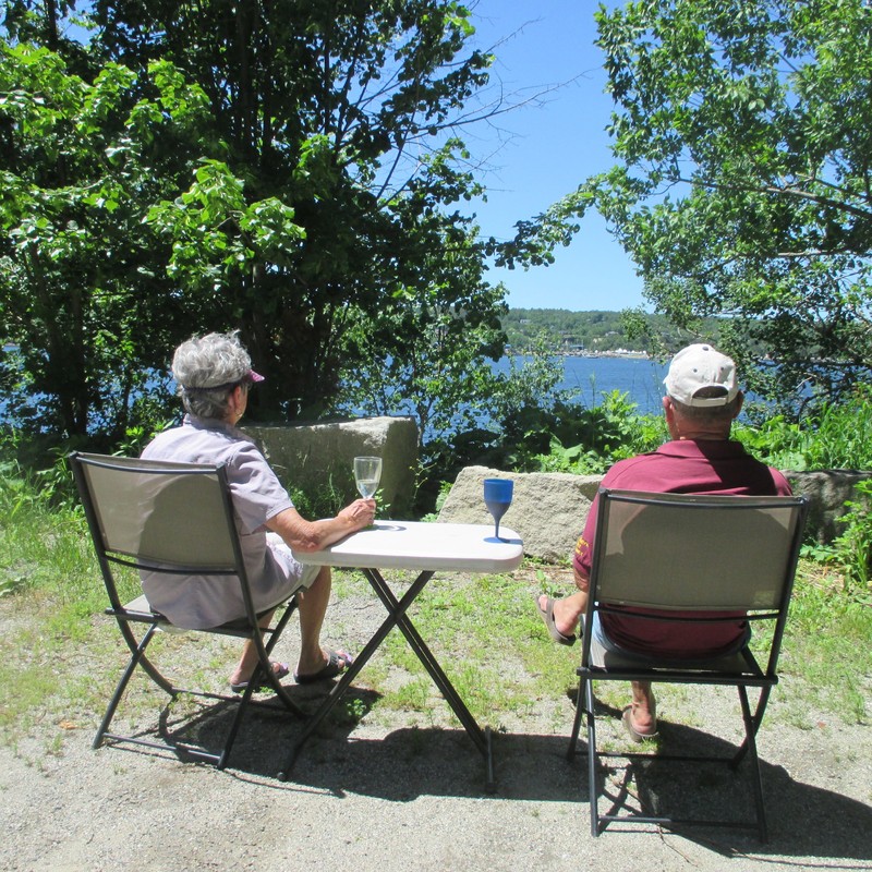 Lunch overlooking Somes Sound