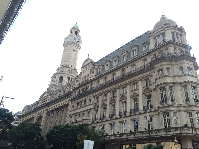 Typical building of Buenos Aires