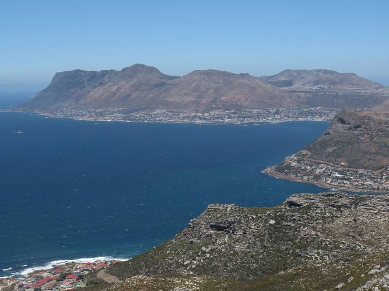 View towards Simon's town and the Cape of Good Hope