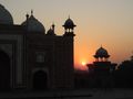 Sunrise behind Mehman Khana