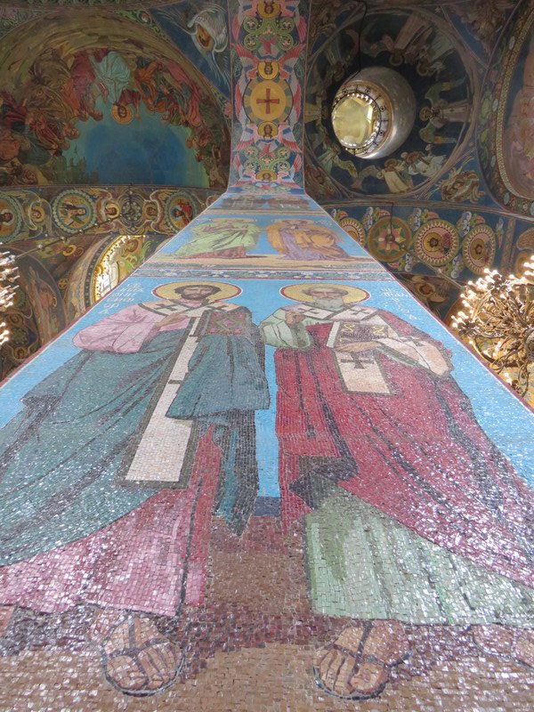 Interior of Saviour on the Spilled Blood Church, St Petersburg