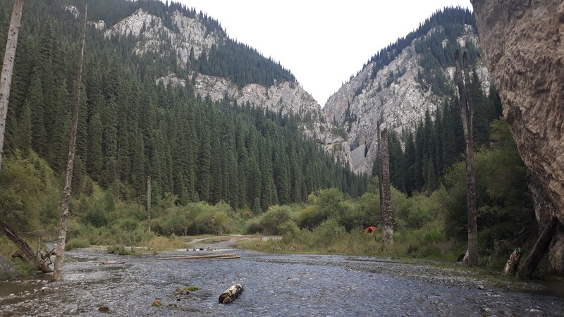 Above Lake Kaindy