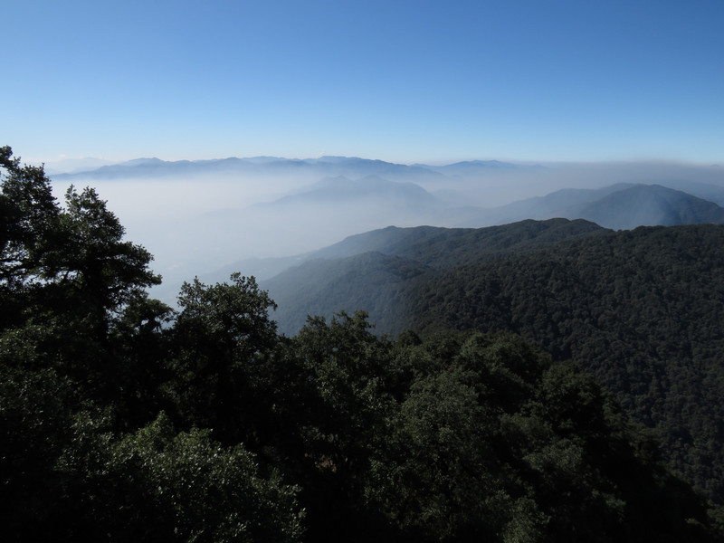 Morning mist or Kathmandu smog? Shivpuri Nagarjun National Park