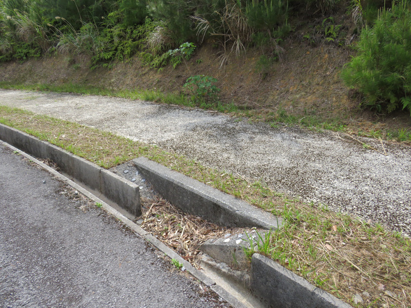 An excellent feature of Yambaru National Park so tortoises don't get stuck in drains