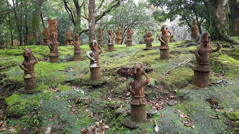 Haniwa (burial statues) in Miyazaki