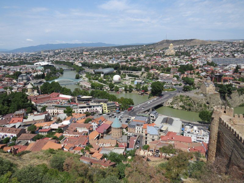Tbilisi from Narikala Fortress