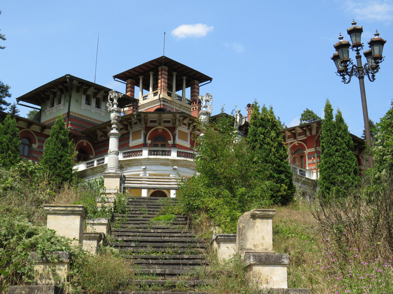 Dilapidated Romanov Palace in Borjomi