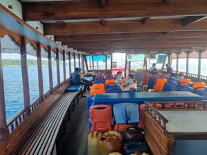 Public ferry from Felidhoo to Thinadoo to Fulidhoo