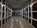 Some of the 1.25 million bottles stored underground in Cricova Winery