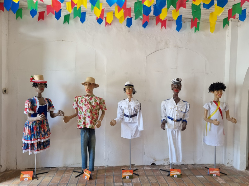 Carnival pieces in Casa do Folclore, São Cristóvão, Sergipe