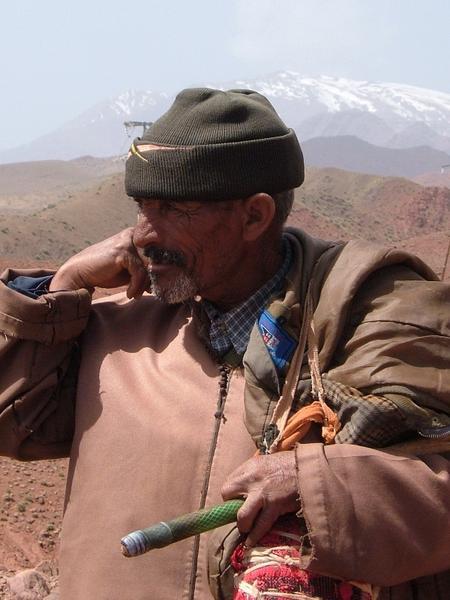 Berber Shepherd in the High Atlas