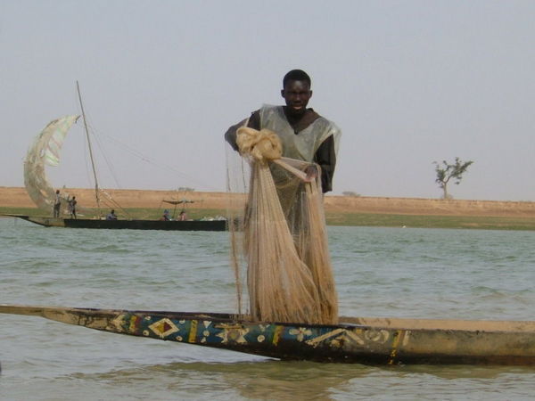 Fisherman On The Niger