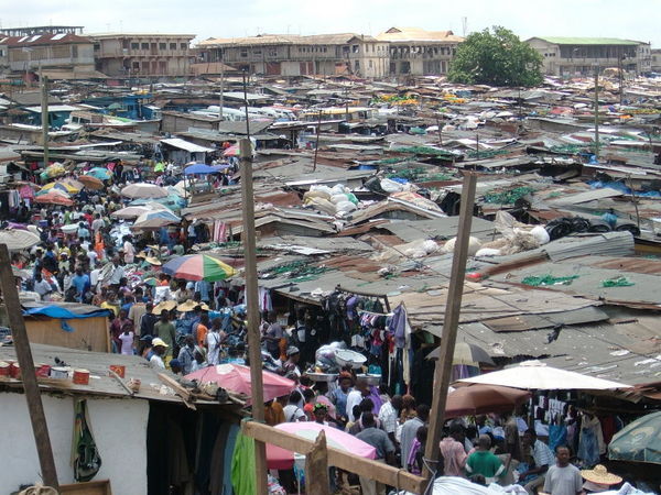 Kejetia Market at Kumasi 