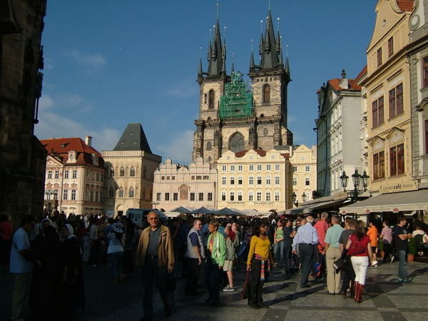 Tyn Church in The Old Town Square