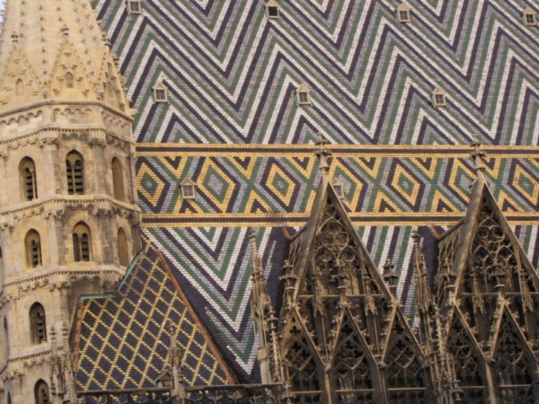 The Jazzy Roof of Vienna's Cathedral