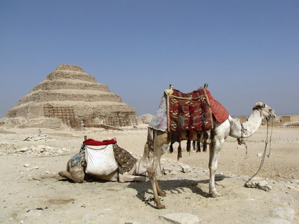 The Step Pyramid of Zoser, Saqqara, near Cairo