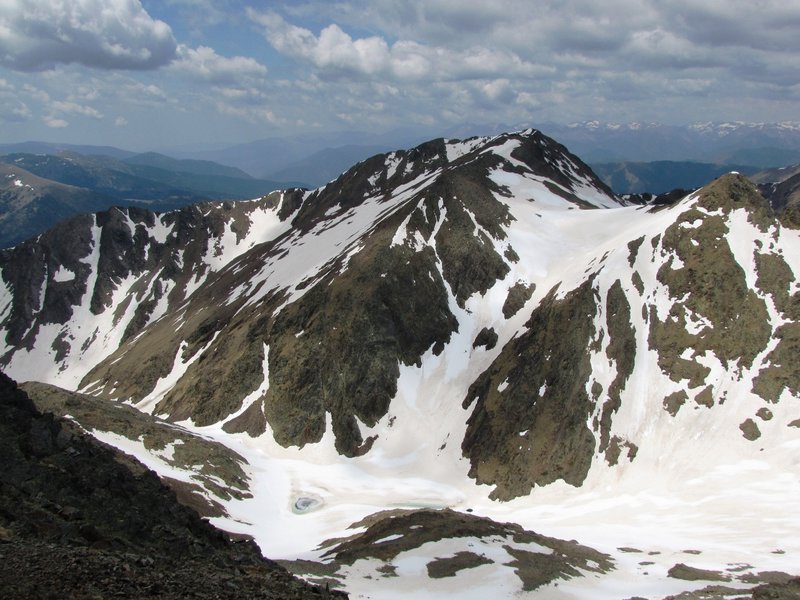 Looking Down on the Ironically Named Black Lake