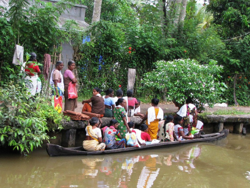 Kerala's Backwaters near Allepey