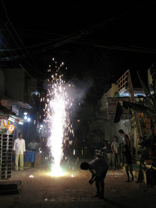 Celebrating Diwali in Hampi