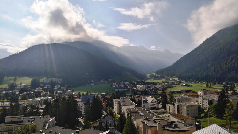Davos from the Youth Hostel