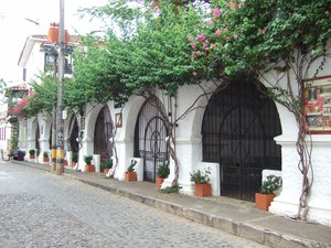 Street in the old quarter, Santa Fe de Antioquia
