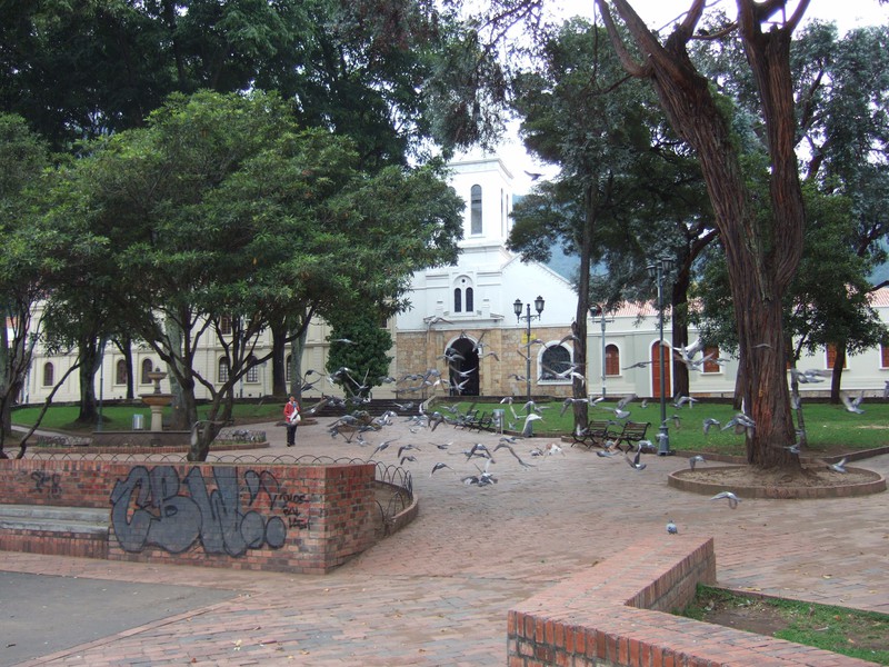 Plaza de Usaquén - its main square 