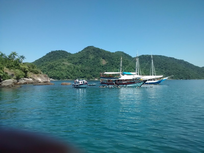 Sailing near Paraty
