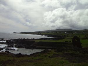 Rapa Nui coastline