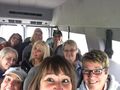 Shuttle bus selfie