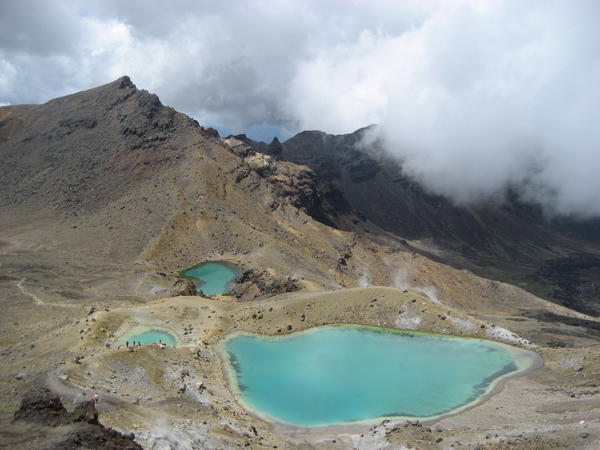 Crater lakes Tongario