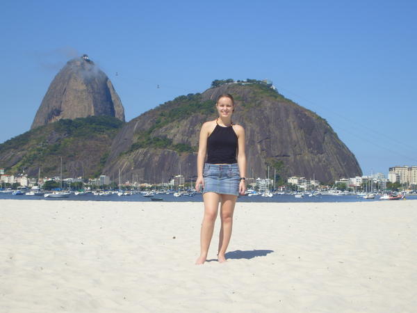 Sam on Botafogo Beach
