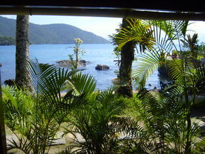 View of Ilha Grande from our hostel