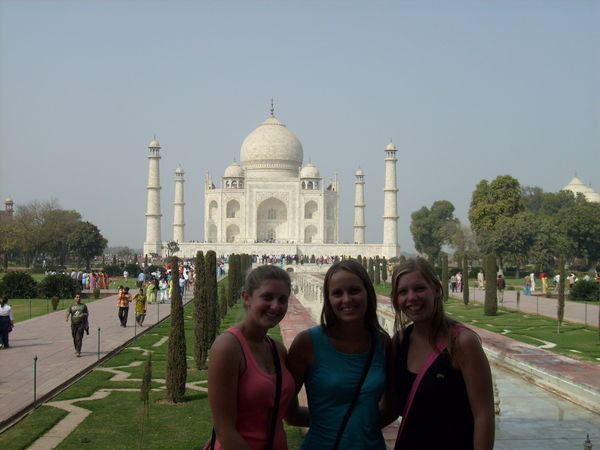 us at Taj Mahal
