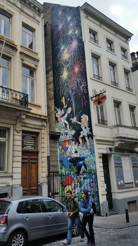 Brussels street street art.