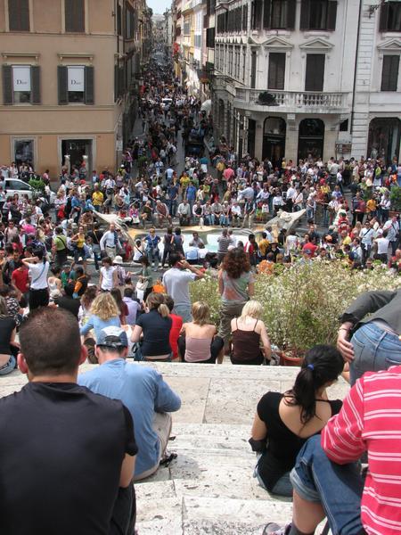 Down The Spanish Steps.