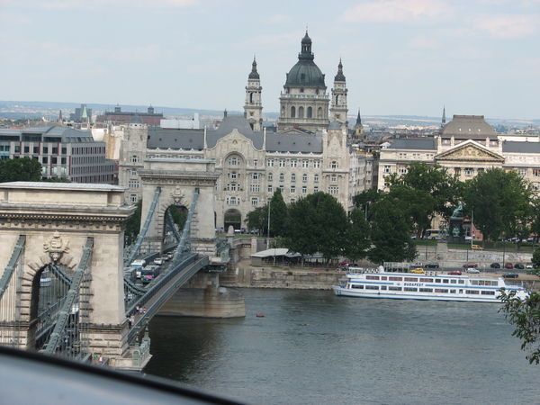 The ancient Bridge in Budapest. 