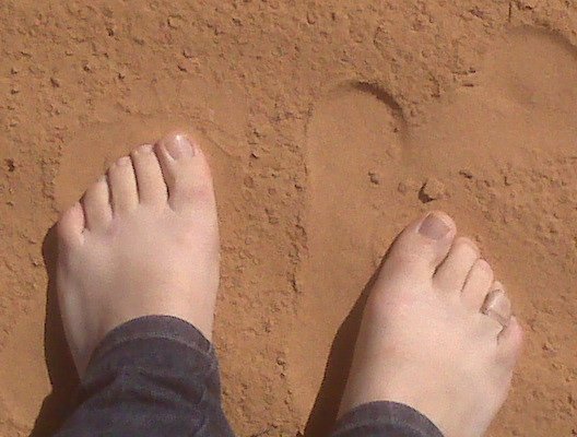 A Photo of My Feet