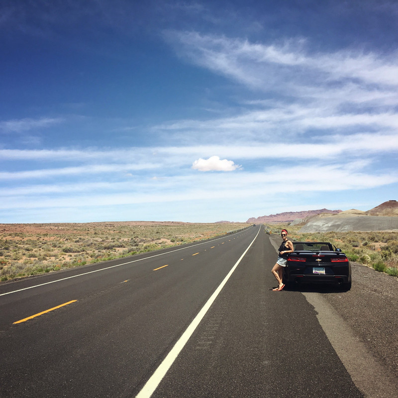 Flat Arizona roads