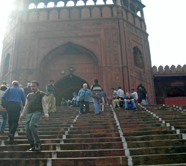 Jama Masjid - Steps To Entrance