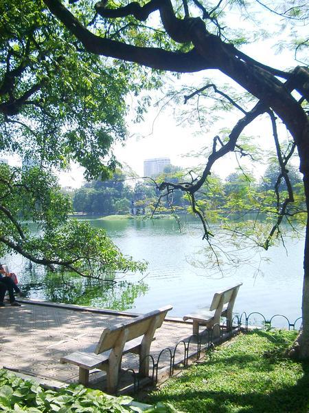One of Hanoi's lakes