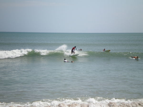 Surfing on Bali