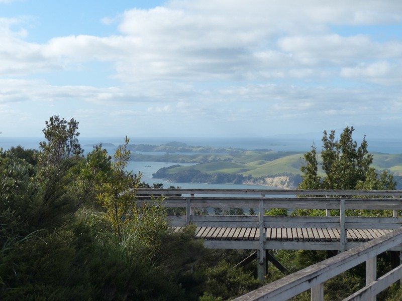 View from Summit towards Motutapu & Rotoroa