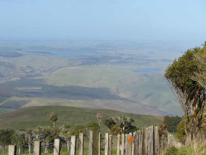Eastern Track and view to Kai Iwi Lakes - Maunganui Bluff