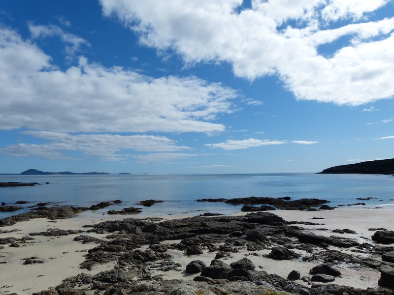 View to outer Islands - Motuara Bay