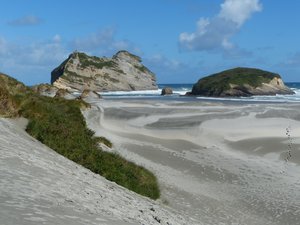 Sand Dunes - Wharariki Beach