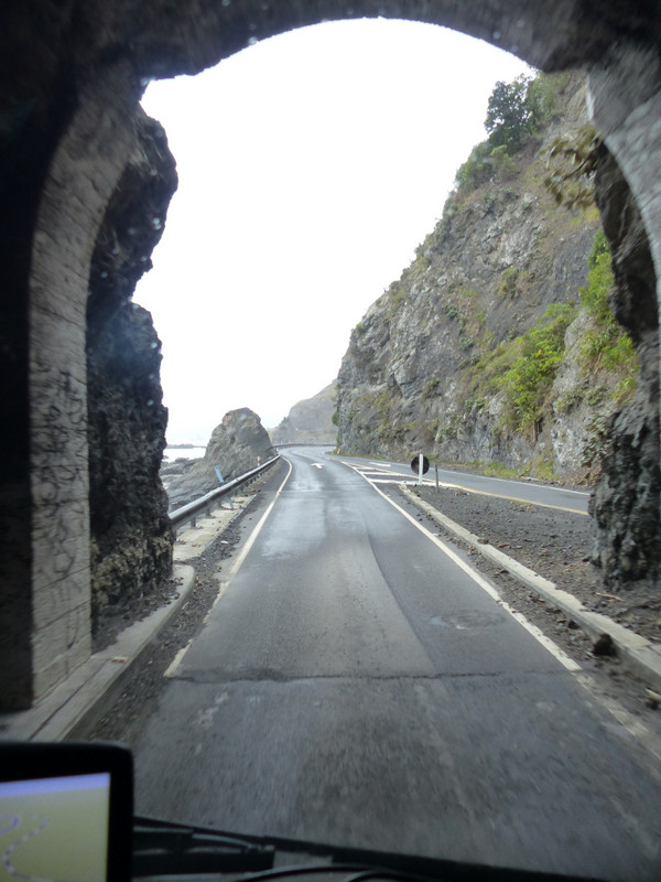 One of the many tunnels South of Kaikoura