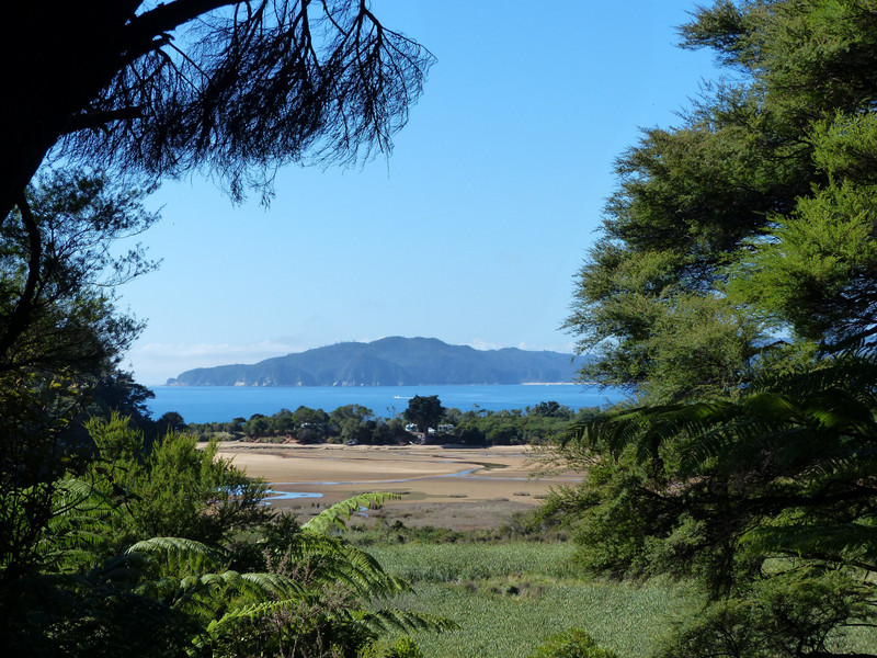 View over Totaranui Estuary - Anapai Bay Walk
