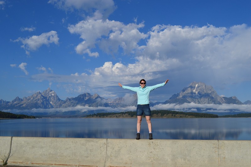 First view of the Tetons!