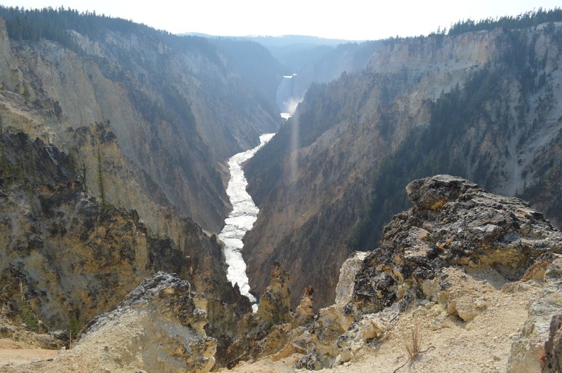 Yellowstone River and Upper Falls